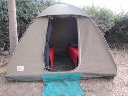 Safari camping equipment and gear